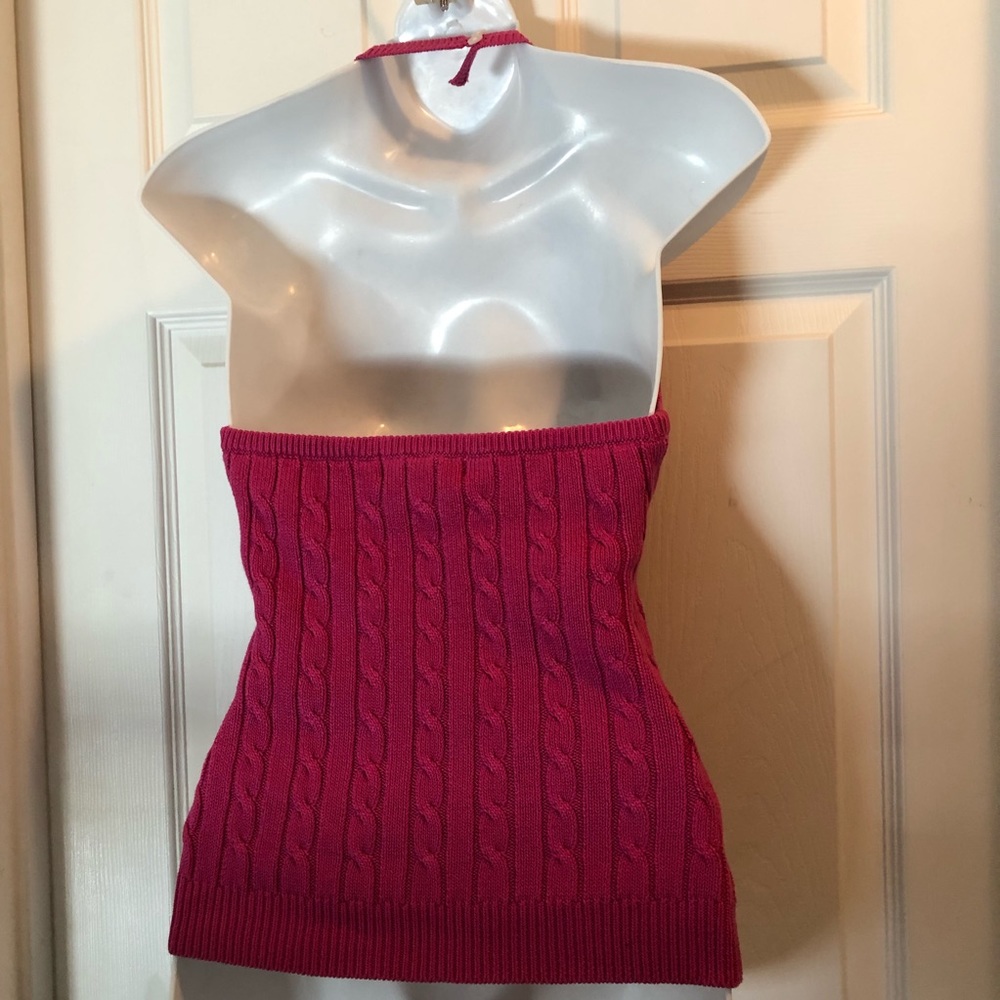 NWT Michael Michael Kors Pink Halter Top Size [S ] - Picture 5 of 6